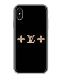 Чехол для iPhone X с картинкой «Louis Vuitton — минимализм»
