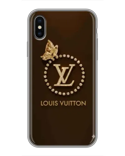 Чехол для iPhone X с картинкой «LV — золотая печать» Чехол для iPhone X с картинкой «LV — золотая печать»