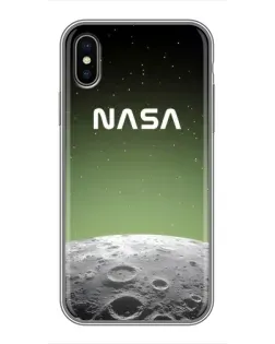 Чехол для iPhone X с картинкой «NASA — лунный градиент»