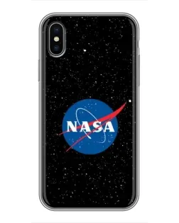 Чехол для iPhone X с картинкой «NASA — звездное небо»