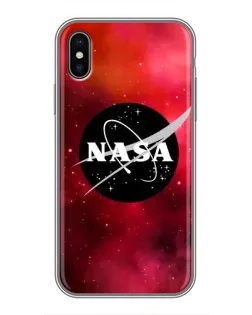 Чохол для iPhone X з картинкою «NASA — червона туманність»