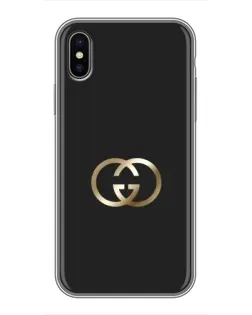 Чехол для iPhone X с картинкой «Минимализм Gucci»
