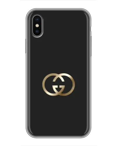 Чехол для iPhone X с картинкой «Минимализм Gucci»