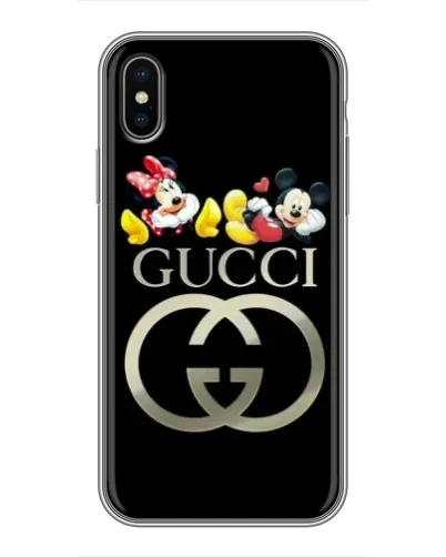 Чехол для iPhone X с картинкой «Gucci — герои Disney»