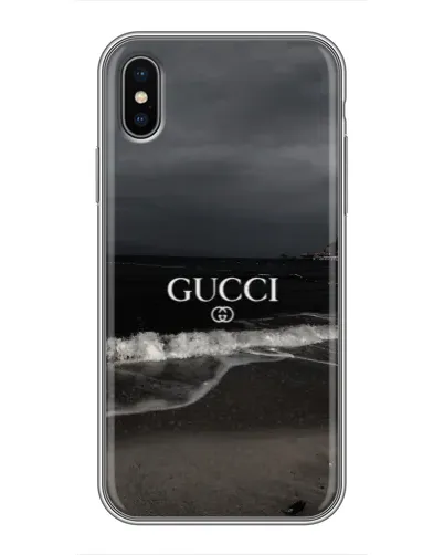 Чехол для iPhone X с картинкой «Gucci — морской прибой»