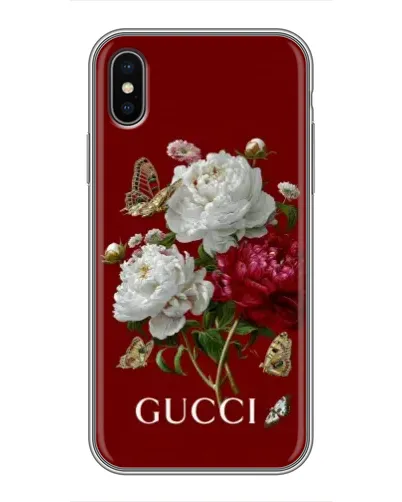 Чехол для iPhone X с картинкой «Gucci —  сад»