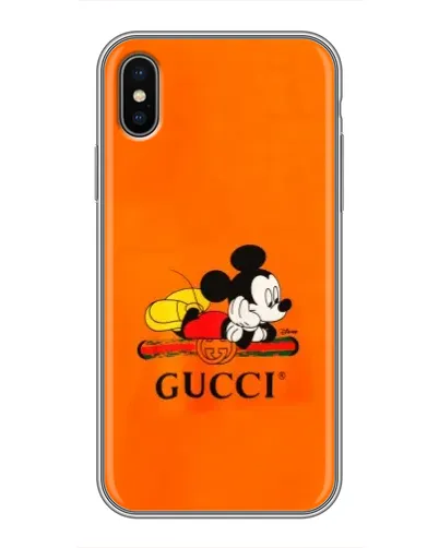 Чохол для iPhone X з картинкою «Міккі Маус Gucci — помаранч» Чохол для iPhone X з картинкою «Міккі Маус Gucci — помаранч»
