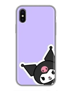 Чохол для iPhone X з картинкою «Кумедна Kuromi»