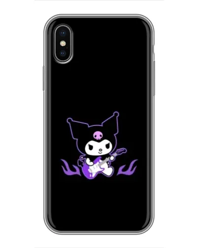 Чохол для iPhone X з картинкою «Електрична Kuromi»