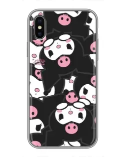 Чохол для iPhone X з картинкою «Патерн голів Куромі»