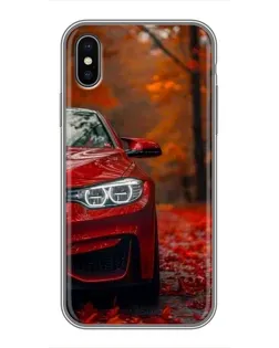 Чохол для iPhone X з картинкою «Осіння BMW M4»