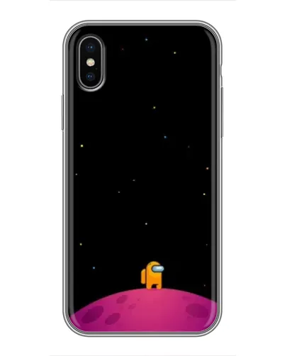 Чохол для iPhone X з картинкою «Самотній герой на планеті» Чохол для iPhone X з картинкою «Самотній герой на планеті»