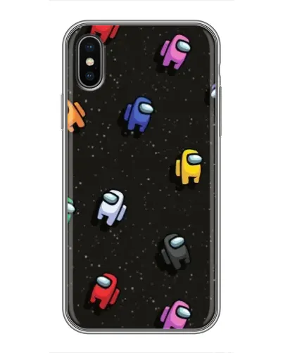 Чохол для iPhone X з картинкою «Космічний патерн Among Us» Чохол для iPhone X з картинкою «Космічний патерн Among Us»