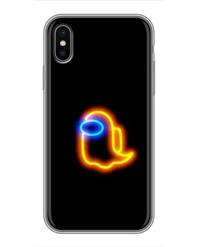 Чохол для iPhone X з картинкою «Among Us неонове сяйво» Чохол для iPhone X з картинкою «Among Us неонове сяйво»