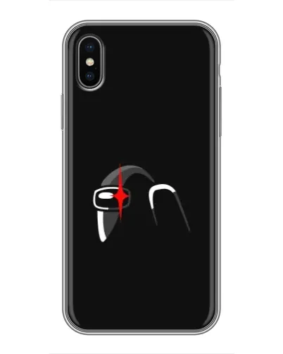 Чохол для iPhone X з картинкою «Among Us шолом» Чохол для iPhone X з картинкою «Among Us шолом»