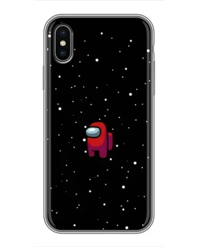 Чохол для iPhone X з картинкою «Червоний Among Us» Чохол для iPhone X з картинкою «Червоний Among Us»