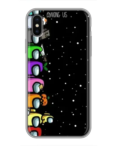Чохол для iPhone X з картинкою «Команда Among Us» Чохол для iPhone X з картинкою «Команда Among Us»