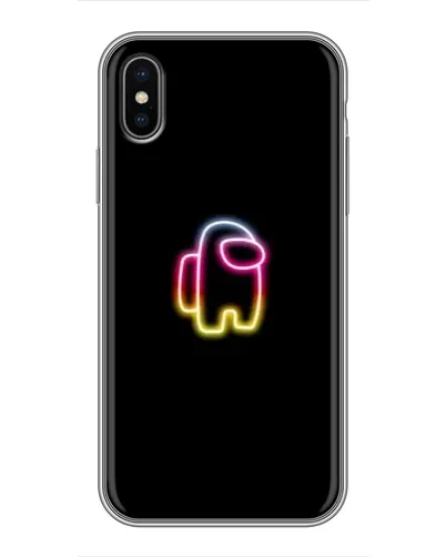 Чохол для iPhone X з картинкою «Among Us градієнт» Чохол для iPhone X з картинкою «Among Us градієнт»