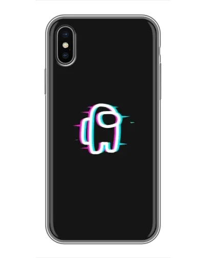 Чохол для iPhone X з картинкою «Among Us неон» Чохол для iPhone X з картинкою «Among Us неон»