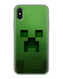 Чохол для iPhone X з картинкою «Кріпер мікро-дизайн»