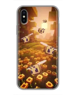 Чохол для iPhone X з картинкою «Поле соняшників»