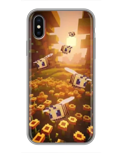 Чохол для iPhone X з картинкою «Поле соняшників»
