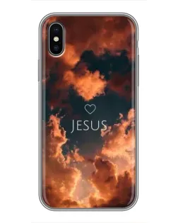 Чохол для iPhone X з картинкою «Сяйво Імені Jesus»