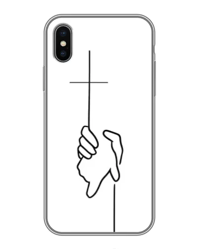 Чохол для iPhone X з картинкою «Рука тримає» Чохол для iPhone X з картинкою «Рука тримає»