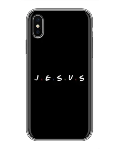 Чохол для iPhone X з картинкою «Крапки віри J.E.S.U.S.» Чохол для iPhone X з картинкою «Крапки віри J.E.S.U.S.»