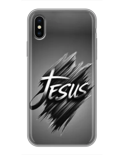 Чохол для iPhone X з картинкою «Напис Jesus Graffiti» Чохол для iPhone X з картинкою «Напис Jesus Graffiti»