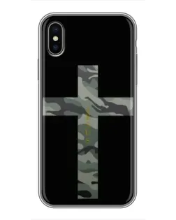 Чохол для iPhone X з картинкою «Мілітарі Хрест»