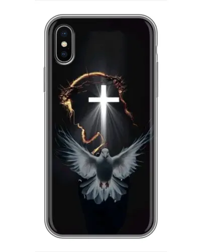 Чохол для iPhone X з картинкою «Голуб та Світло» Чохол для iPhone X з картинкою «Голуб та Світло»
