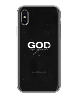 Чохол для iPhone X з картинкою «GOD — Бог над усім»
