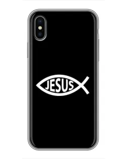 Чохол для iPhone X з картинкою «Класичний Jesus»