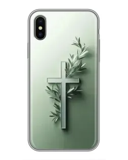 Чехол для iPhone X с картинкой «Оливковая ветвь»