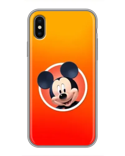 Чохол для iPhone X з картинкою «Mickey в колі» Чохол для iPhone X з картинкою «Mickey в колі»