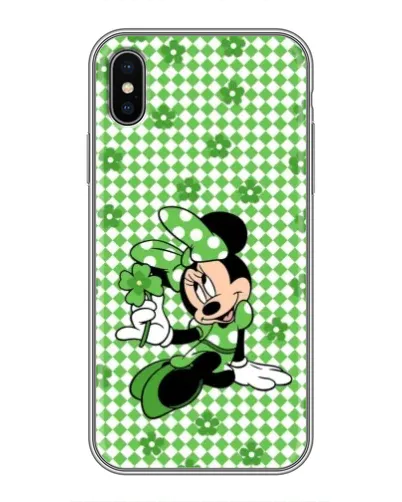 Чохол для iPhone X з картинкою «Mickey в клітинку» Чохол для iPhone X з картинкою «Mickey в клітинку»