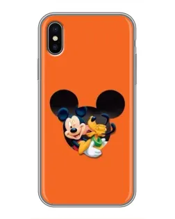 Чохол для iPhone X з картинкою «Серце Міккі Мінні»