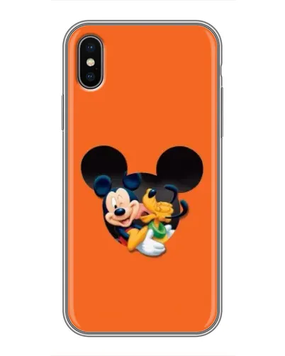 Чохол для iPhone X з картинкою «Серце Міккі Мінні» Чохол для iPhone X з картинкою «Серце Міккі Мінні»
