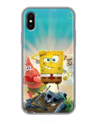 Чохол для iPhone X з картинкою «Спанч Боб переможець» Чохол для iPhone X з картинкою «Спанч Боб переможець»