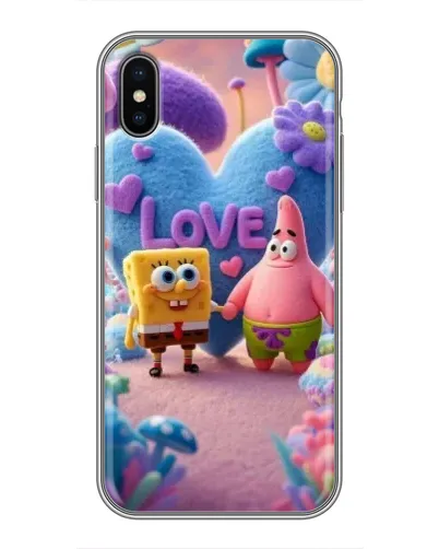 Чохол для iPhone X з картинкою «Губка Боб Патрік» Чохол для iPhone X з картинкою «Губка Боб Патрік»