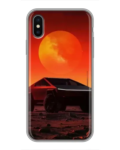 Чохол для iPhone X з картинкою «Cybertruck на Марсі» Чохол для iPhone X з картинкою «Cybertruck на Марсі»
