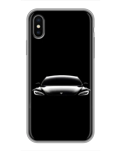 Чохол для iPhone X з картинкою «Фари Tesla Night» Чохол для iPhone X з картинкою «Фари Tesla Night»