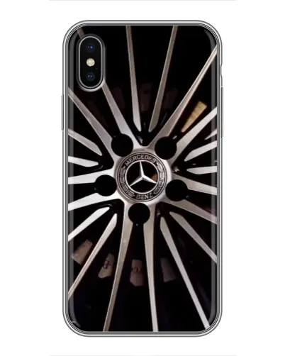 Чохол для iPhone X з картинкою «Диск Mercedes»