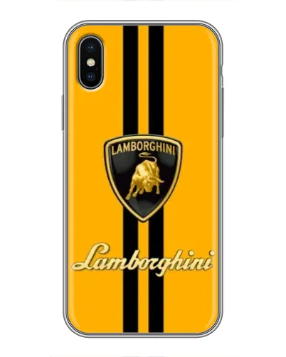 Чохол для iPhone X з картинкою «Lamborghini Stripe жовтий» Чохол для iPhone X з картинкою «Lamborghini Stripe жовтий»