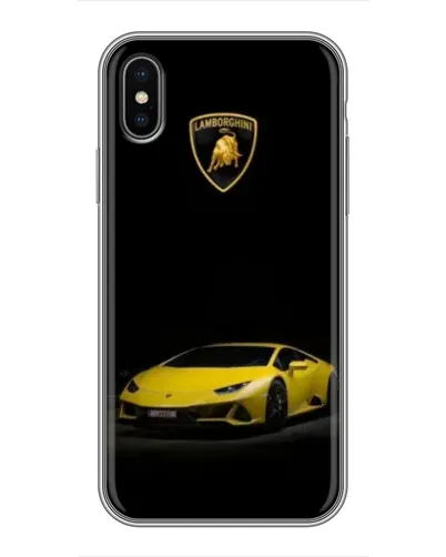 Чохол для iPhone X з картинкою «Lamborghini жовтий акцент» Чохол для iPhone X з картинкою «Lamborghini жовтий акцент»
