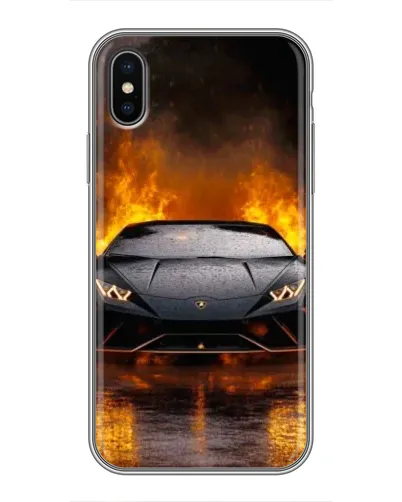 Чохол для iPhone X з картинкою «Lamborghini у вогні» Чохол для iPhone X з картинкою «Lamborghini у вогні»