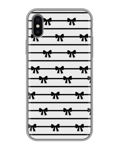 Чохол для iPhone X з картинкою «Смугастий ритм»