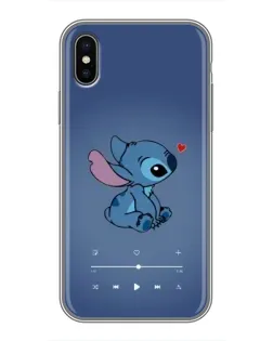 Чехол для iPhone X с картинкой «Музыкальный Stitch»