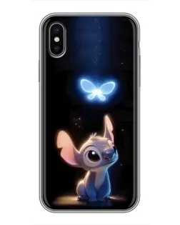 Чехол для iPhone X с картинкой «Сияющий Стич»